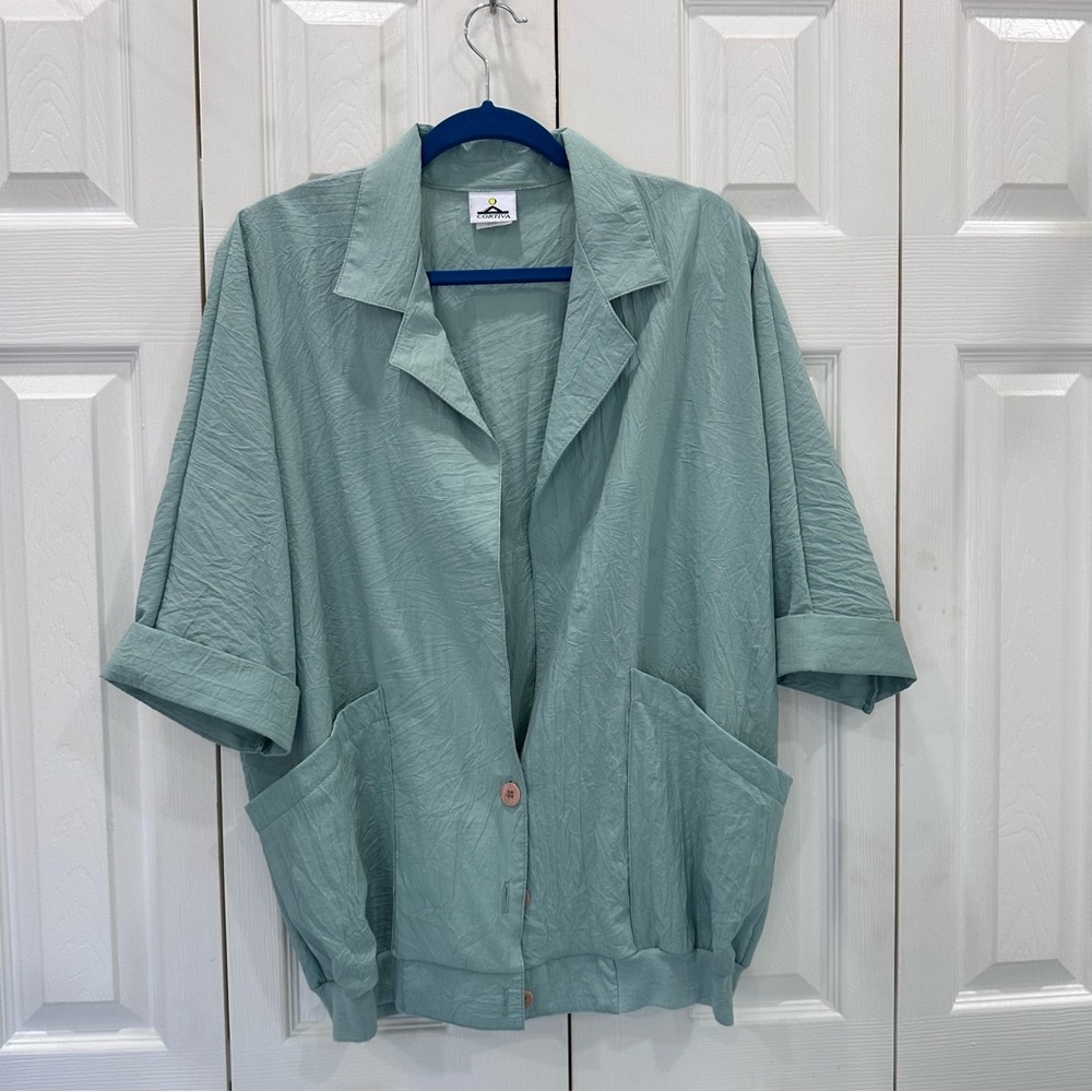 Women's Utility Jacket in Light Green